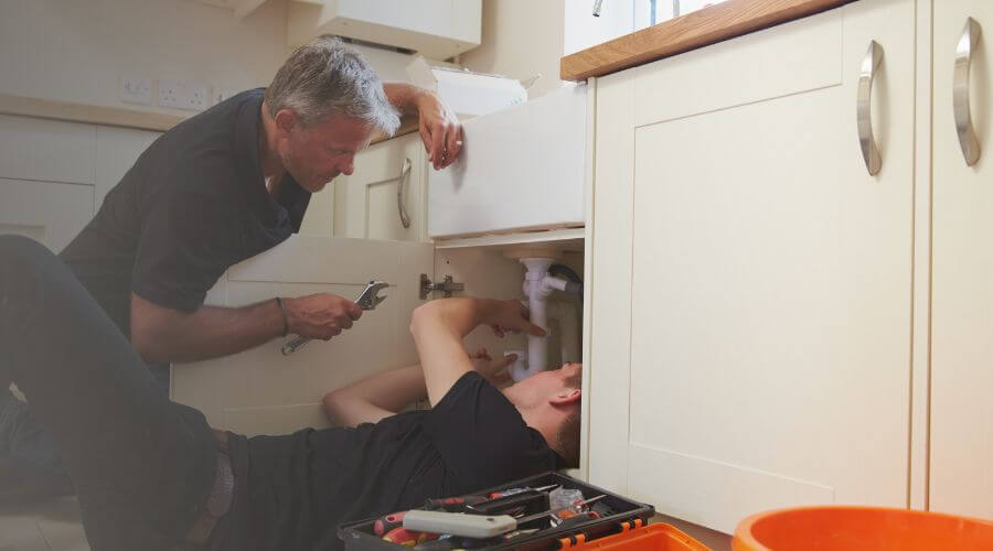 Professional sink repair in Cement, OK